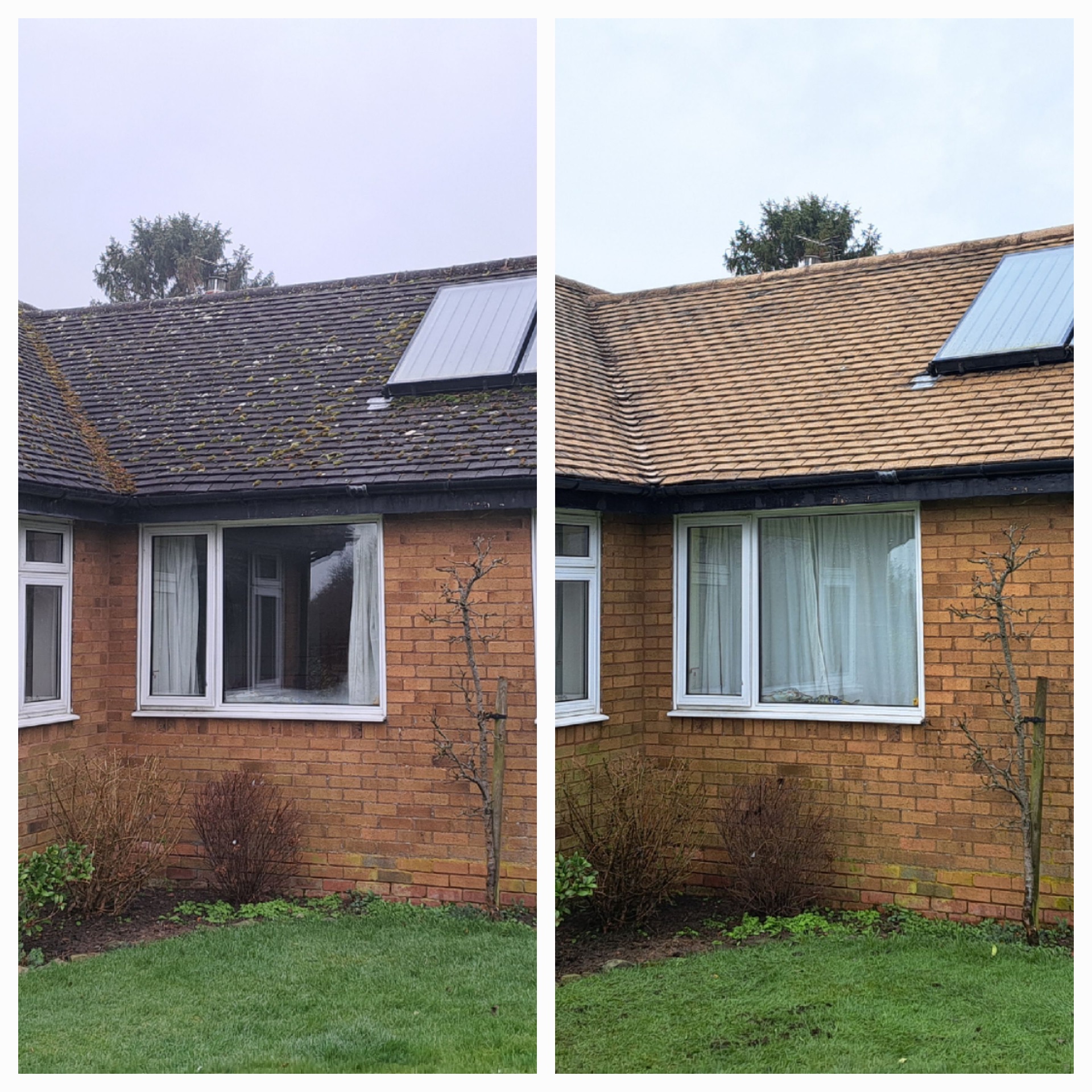 Bungalow roof clean